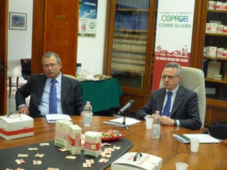 Claudio Gallerani e il Ministro Mario Catania