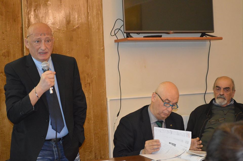 da sinistra: Bennucci Zalambani e Carasso a Firenze corso sulle Spezie