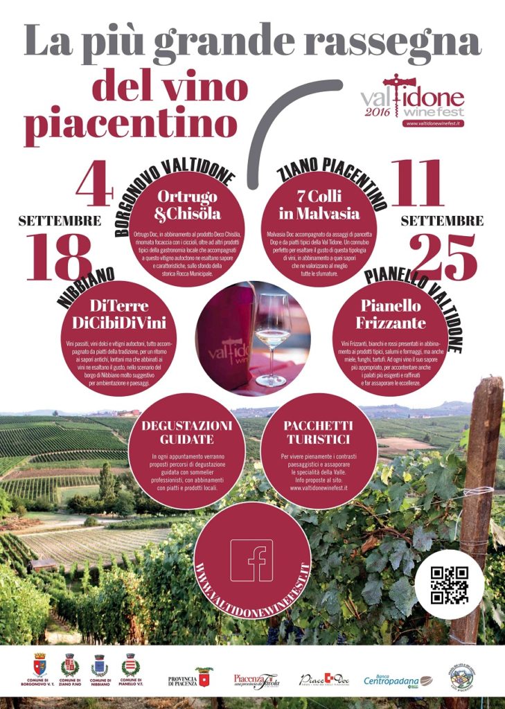 Locandina ridotta Valtidone wine fest 2016